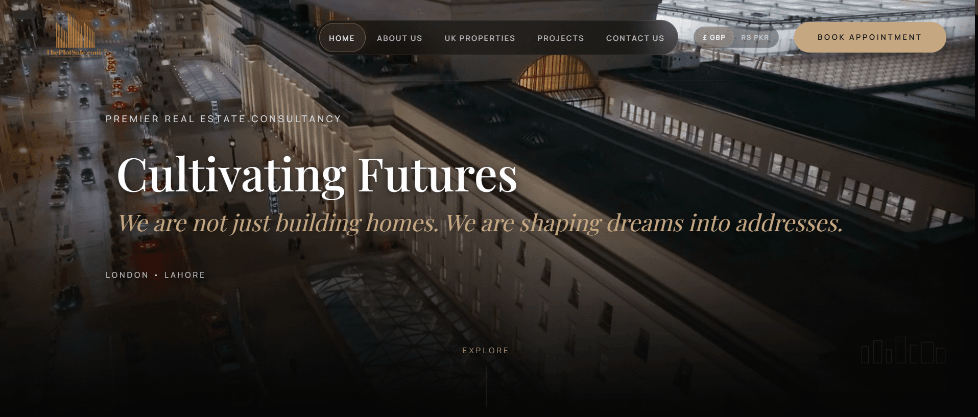 ThePlotSale CMS & Digital Platform product interface
